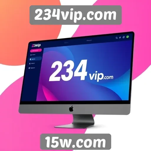 Interface do usuário do site 234vip.com é intuitiva e acessível